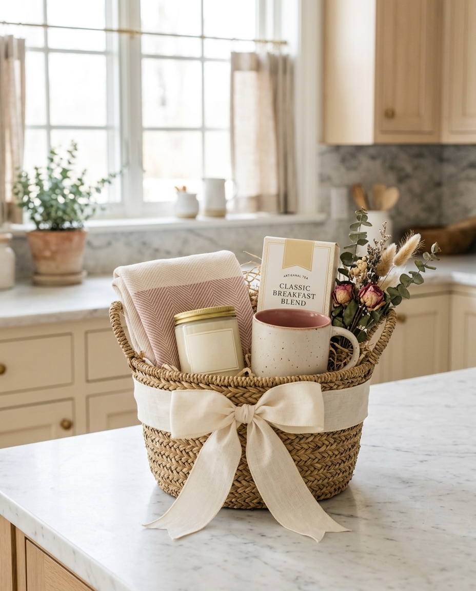 A Cozy Welcome — gift basket by Shari's Gift Baskets